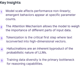Key insights extracted from research material